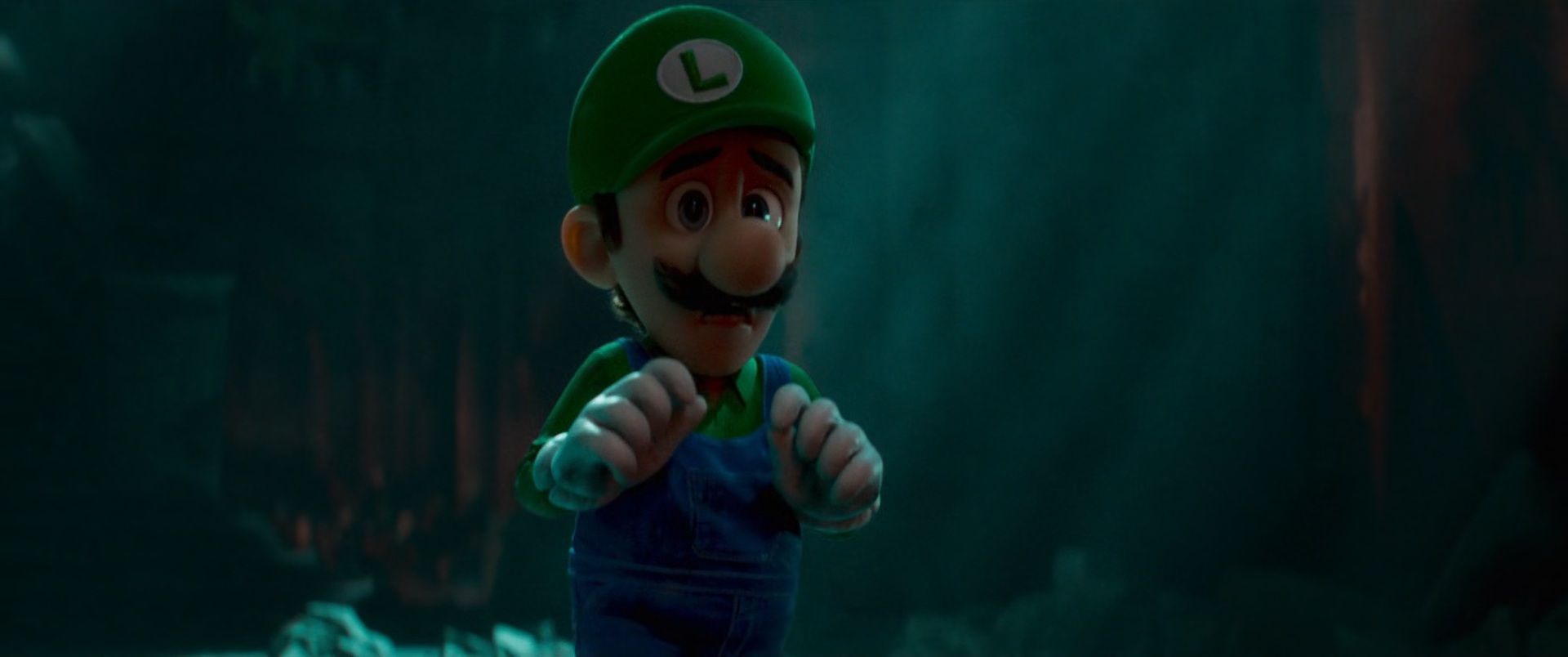 Luigi prisonnier de Bowser